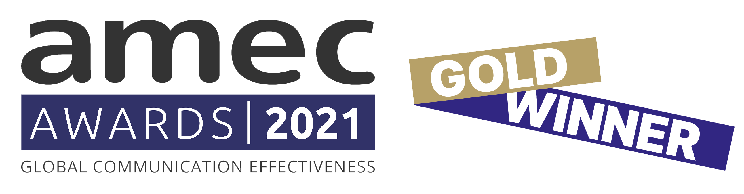 AMEC Awards 2021 Gold winner badge 2 1