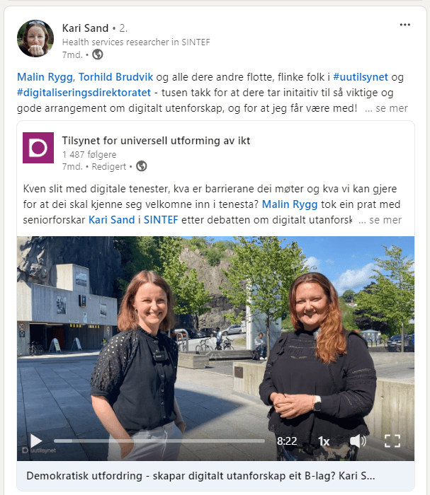 Innhold etter arrangementet 2 comp NO